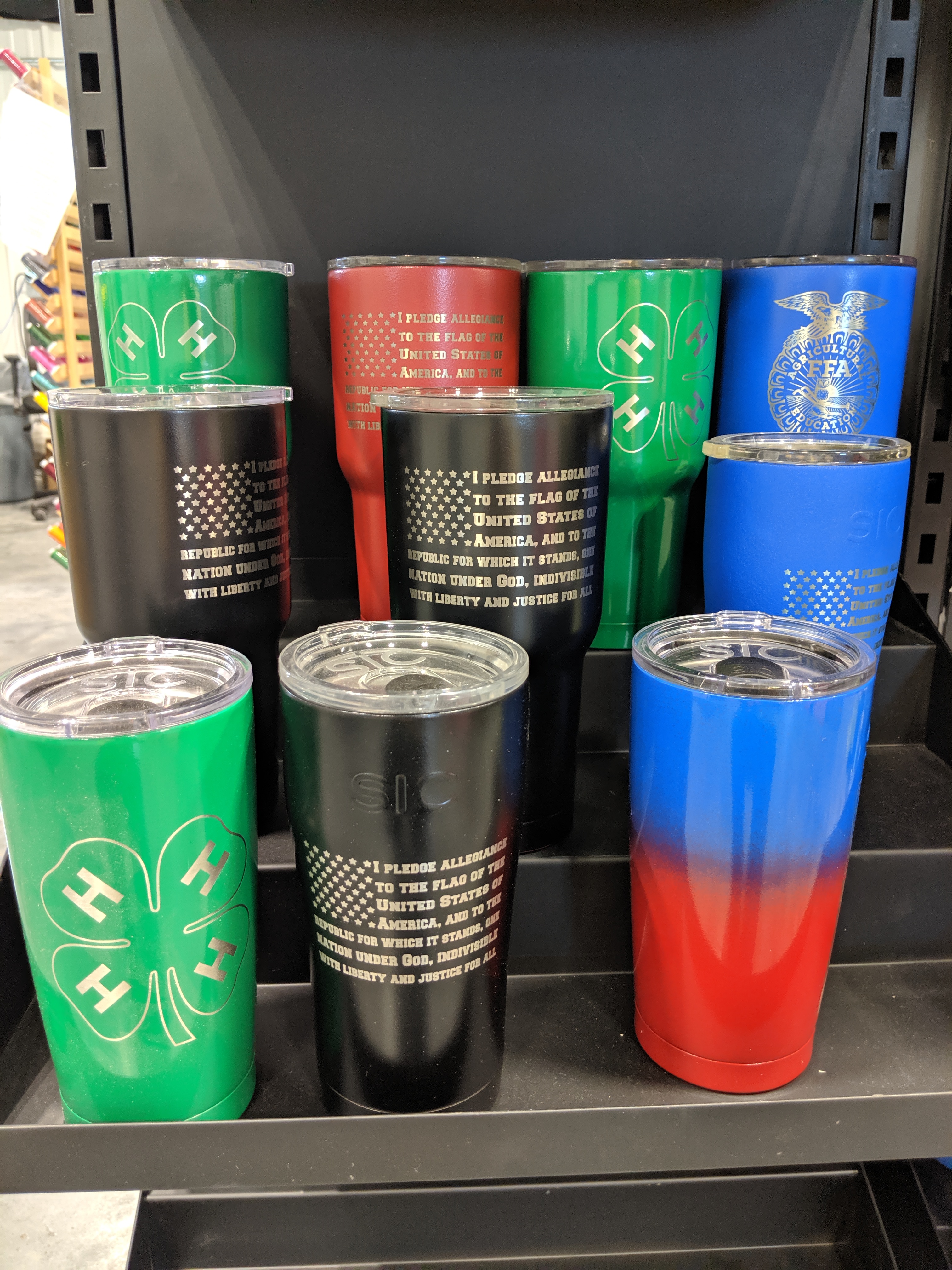 Laser Engraved Tumblers